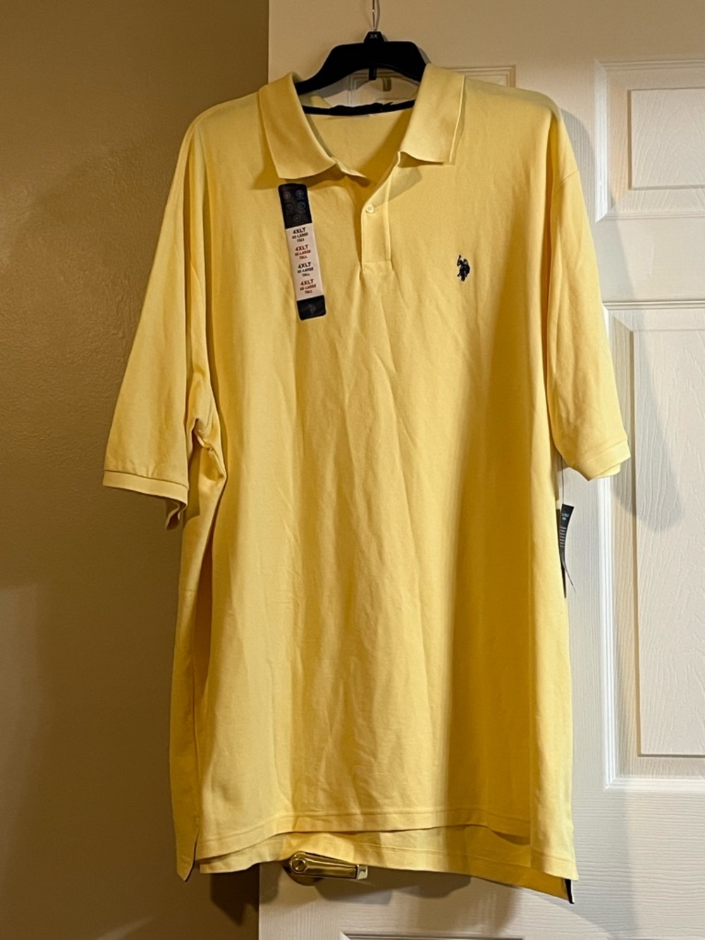 U.S. Polo Assn. Yellow Short-Sleeve Polo Shirt